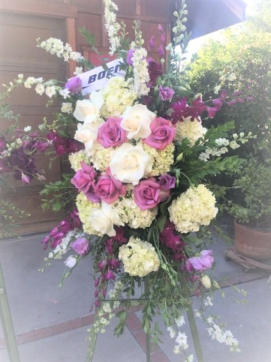 Funeral Easel Floral Spray